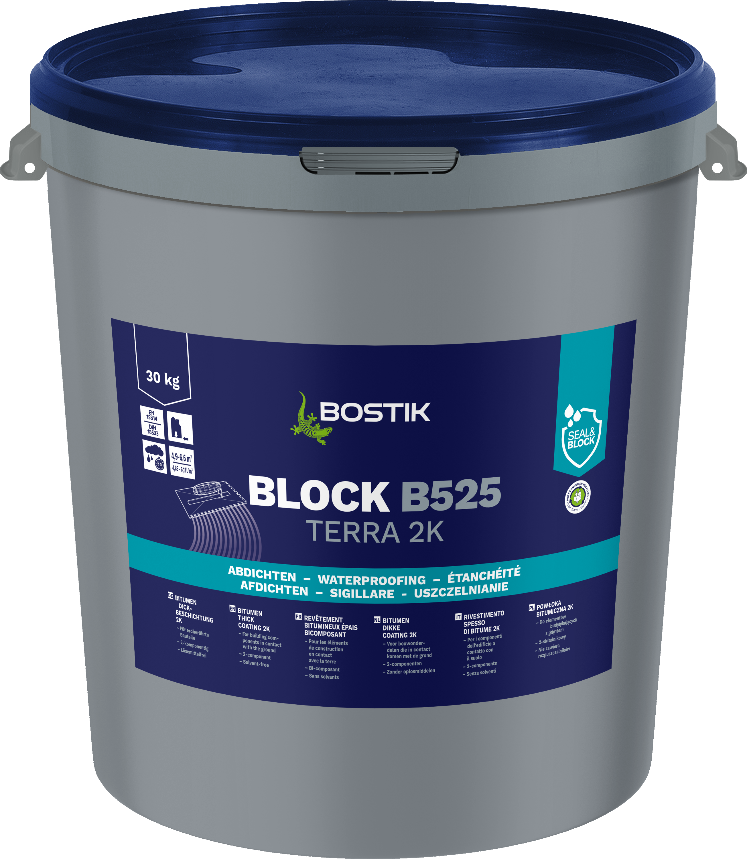 Hydroizolacja BOSTIK BLOCK B525 TERRA 2K Dickbeschichtung 2K A+B