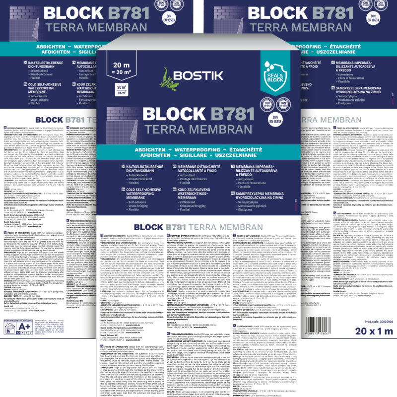 BOSTIK B781 TERRA MEMBRAN dawne sk 3000 s dichtungsbahn