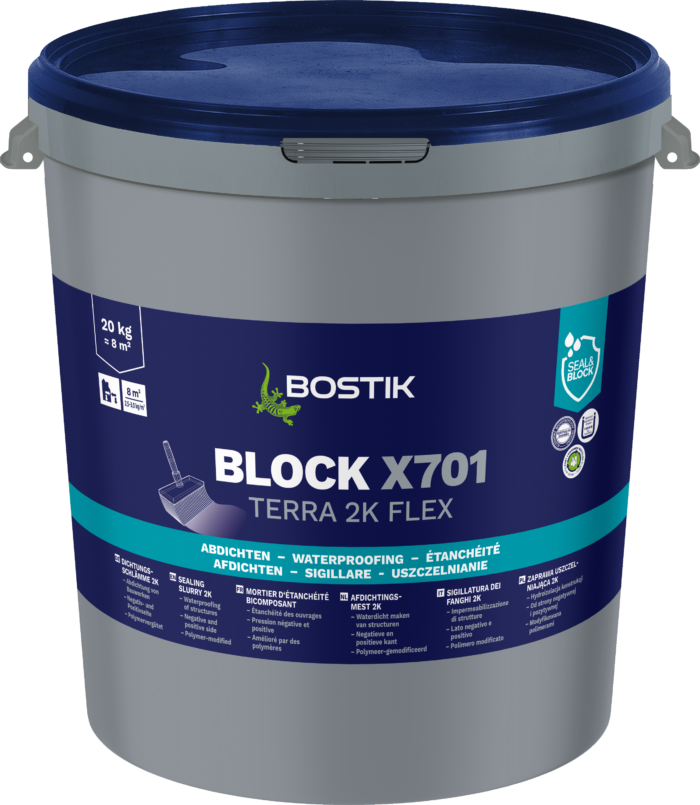 BOSTIK BLOCK X701 TERRA 2k FLEX (K11 Flex Schlamme Grau)