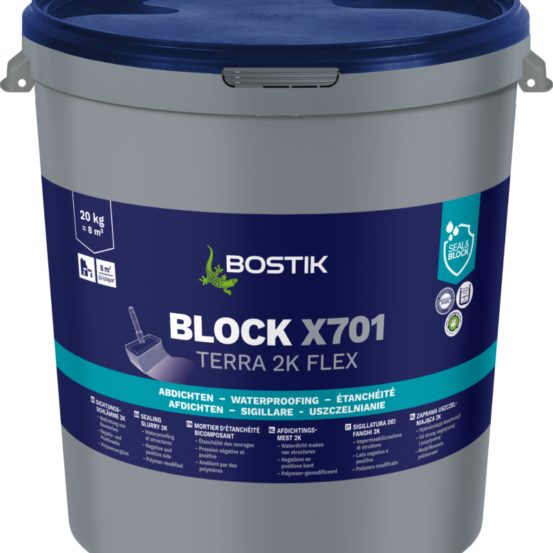 BOSTIK BLOCK X701 TERRA 2k FLEX (K11 Flex Schlamme Grau)