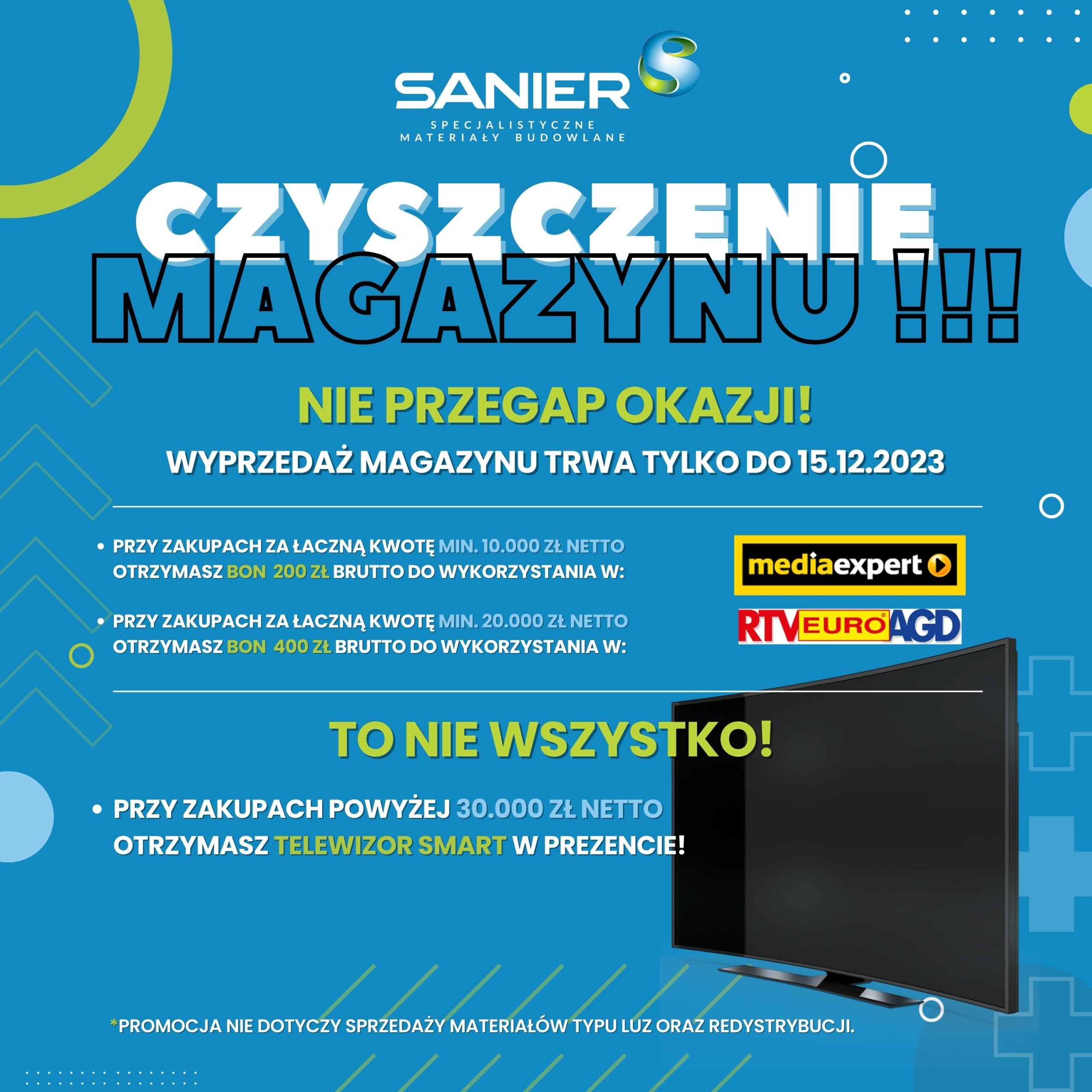 Czyszczenie magazynów w SANIER