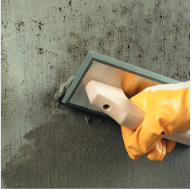 Kosmetyka betonu Mcbauchemie wypełnanie porów i jam skórczowych