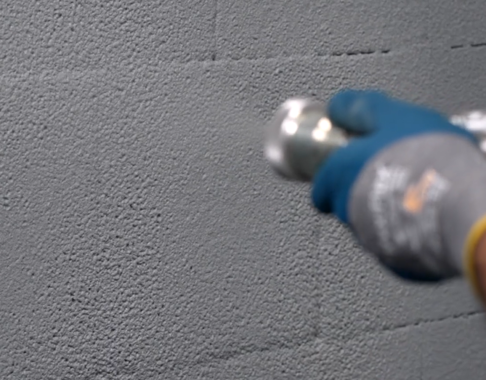 Bostik X911 aplikacja, Bostik products for waterproofing applied by spraying